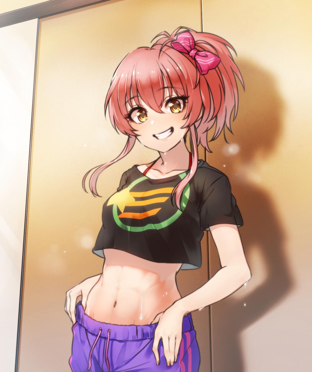 bikini_top, jougasaki_mika, kakaobataa, swimsuits, the_idolm@ster, the_idolm@ster_cinderella_girls, undressing, wet