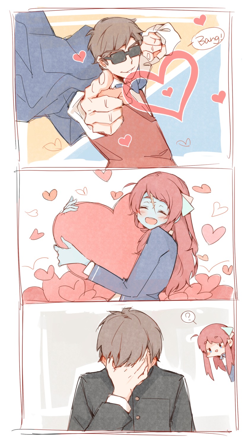 fishy, megane, minamoto_sakura, seifuku, tatsumi_koutarou, zombieland_saga