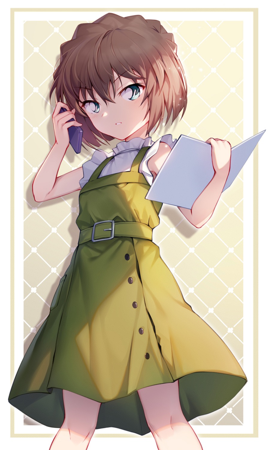 dress, haibara_ai, meitantei_conan, taro_(ultrataro)