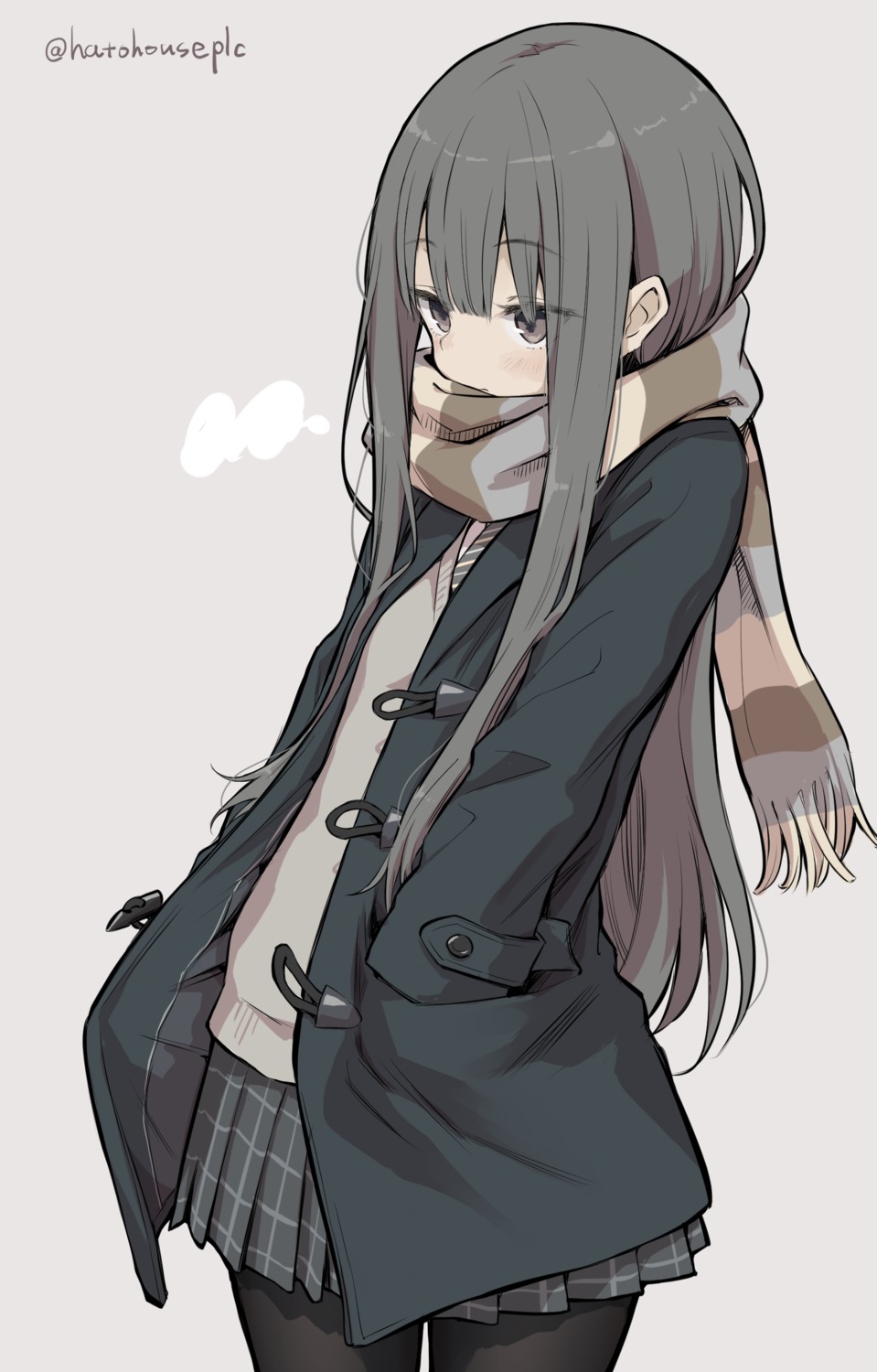 hatohouseplc, pantyhose, seifuku, sweater