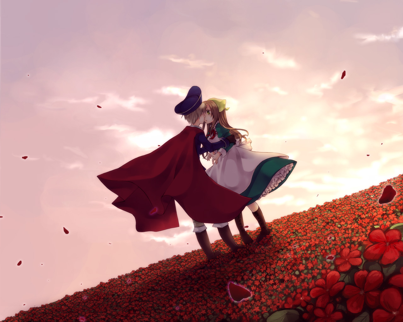 hetalia_axis_powers, hungary, namiri, prussia, wallpaper