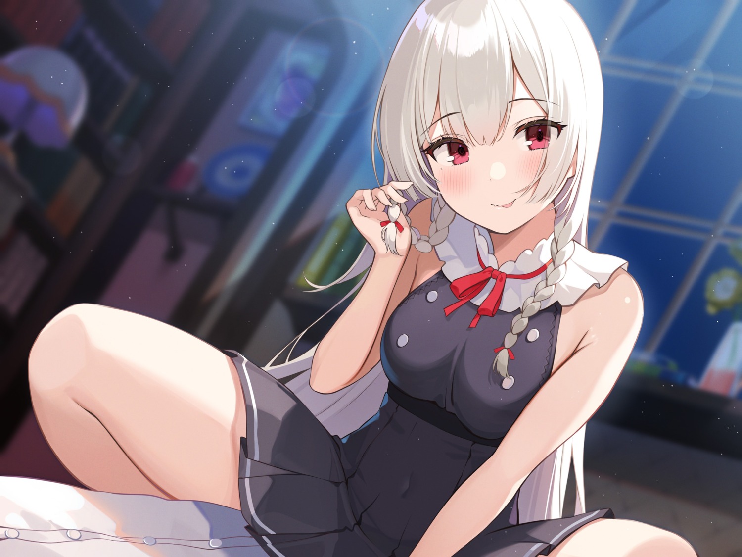 ale_nqki, seifuku, skirt_lift