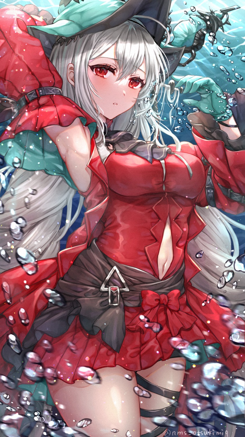 arknights, garter, skadi_(arknights), tamaso, witch