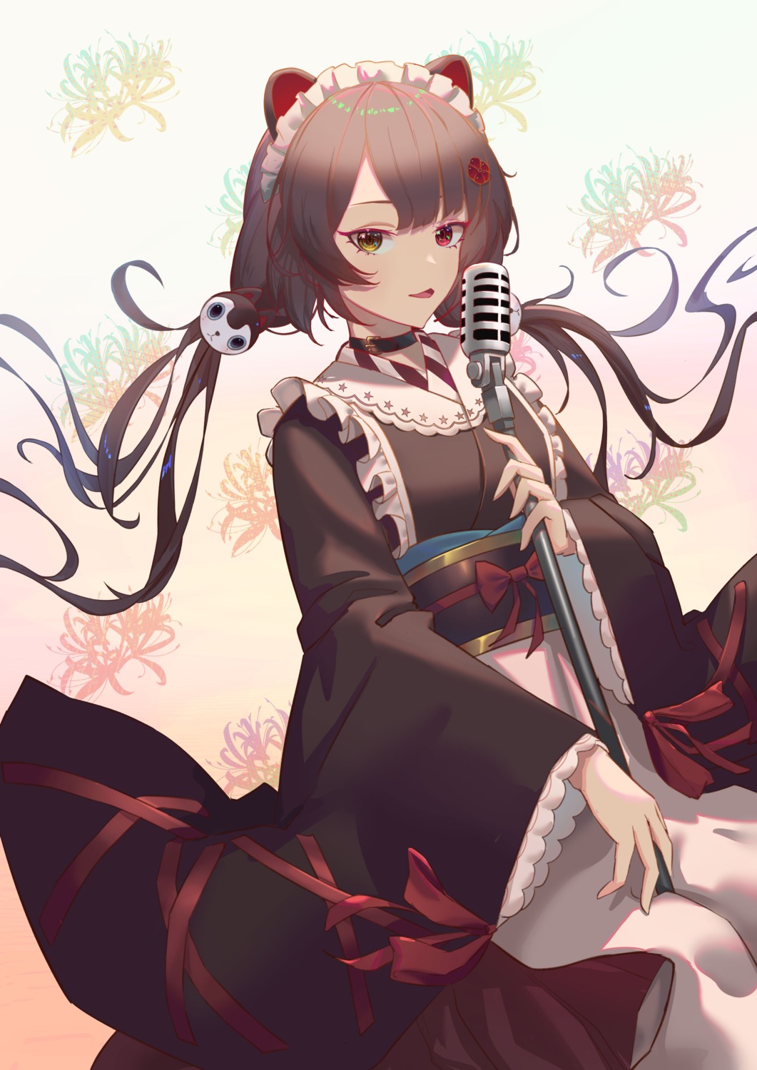animal_ears, heterochromia, inui_toko, inumimi, maid, nijisanji, serelith, wa_maid