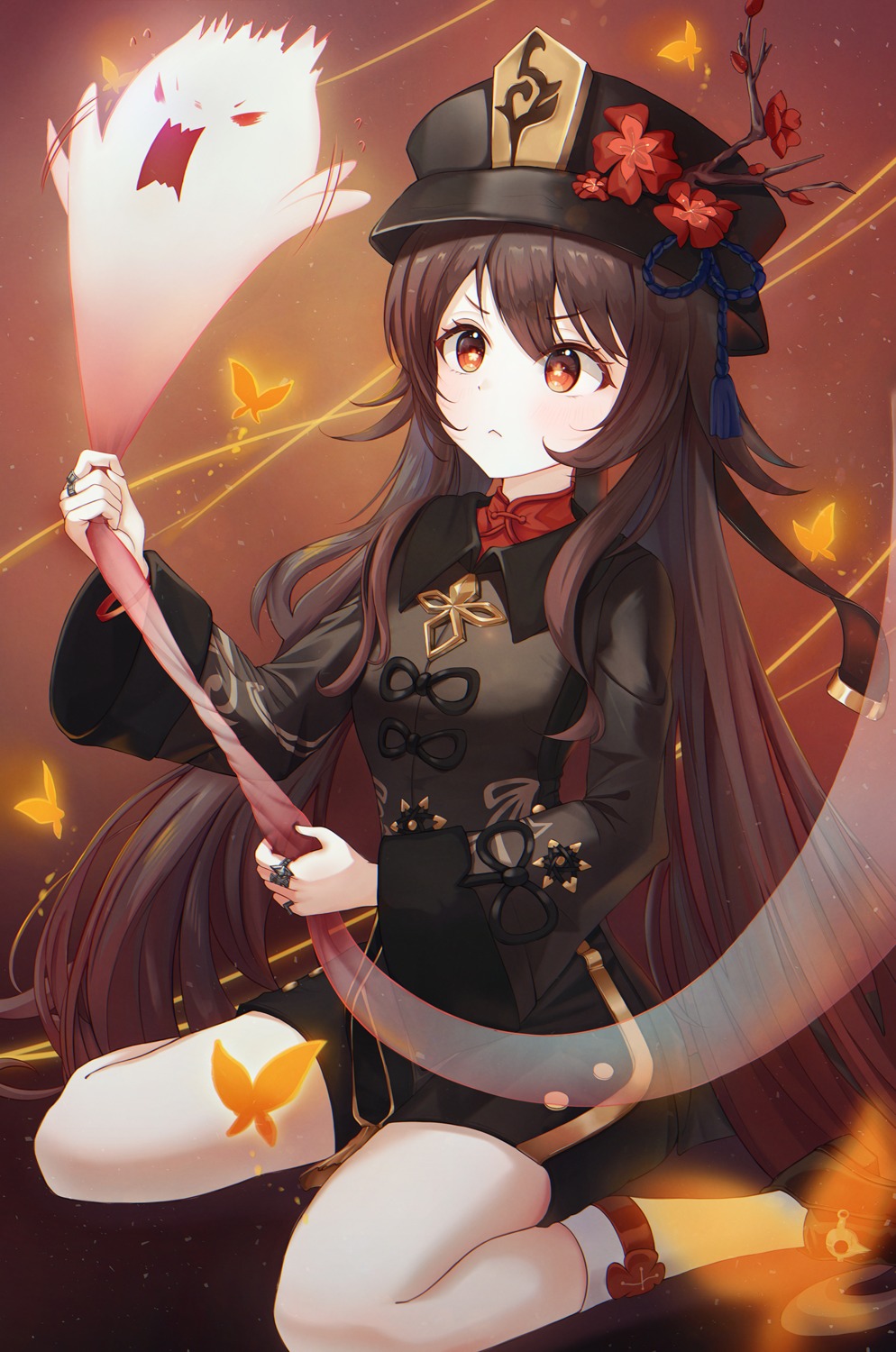 asian_clothes, genshin_impact, hu_tao, prana_(prana12)