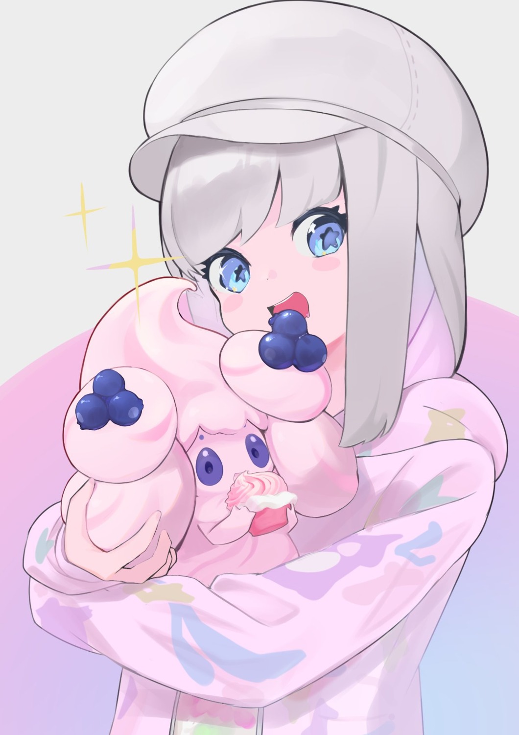 alcremie, kiiui, pokemon, pokemon_swsh, yuuri_(pokemon)