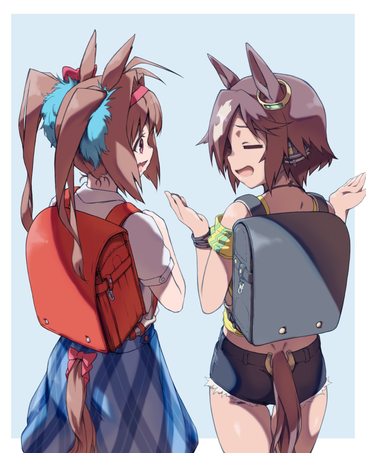 animal_ears, arad_baranga, daiwa_scarlet_(umamusume), seifuku, tail, uma_musume_pretty_derby, vodka_(umamusume)