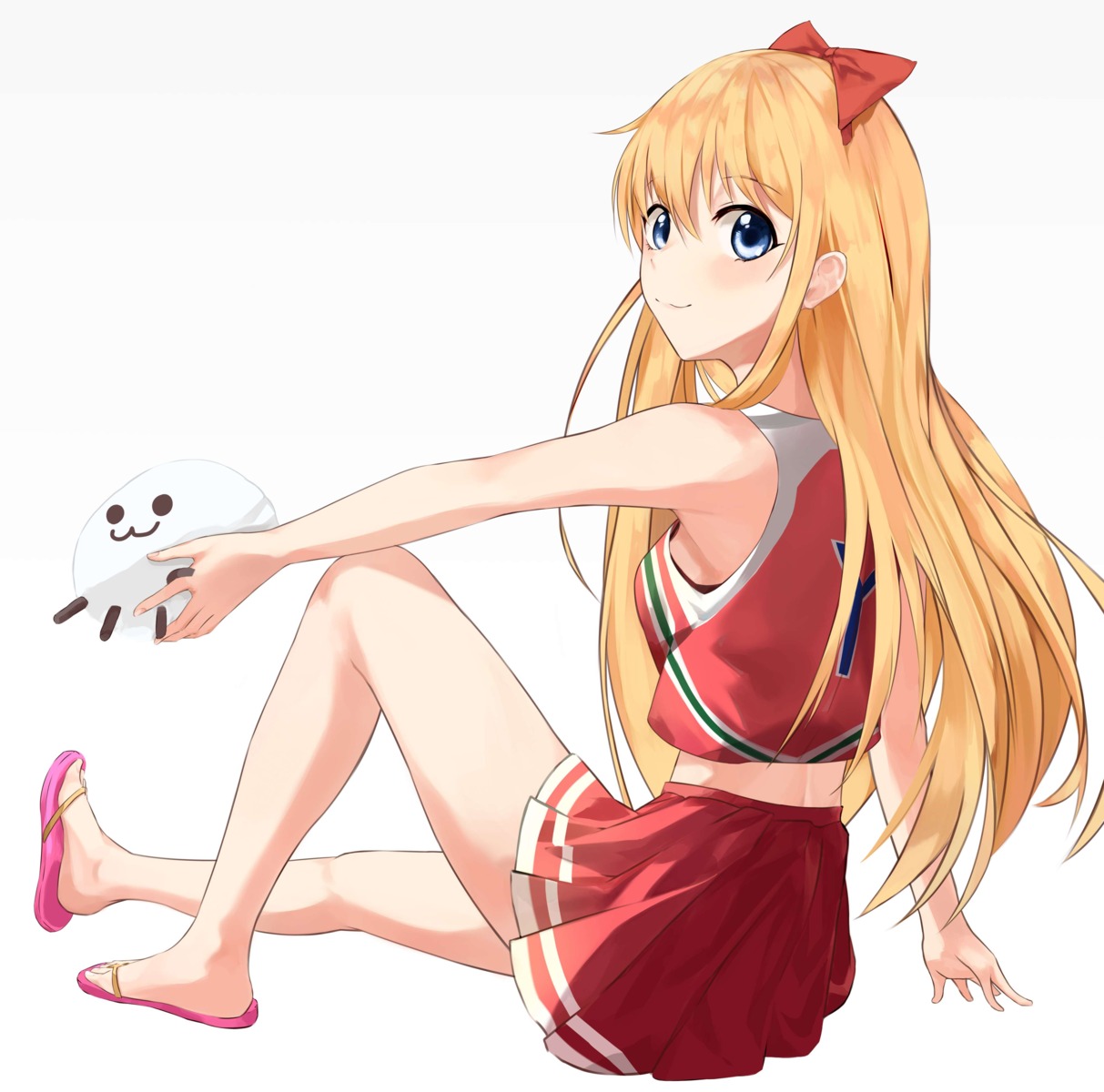 cheerleader, keibi_inu, skirt_lift, toshinou_kyouko, yuru_yuri