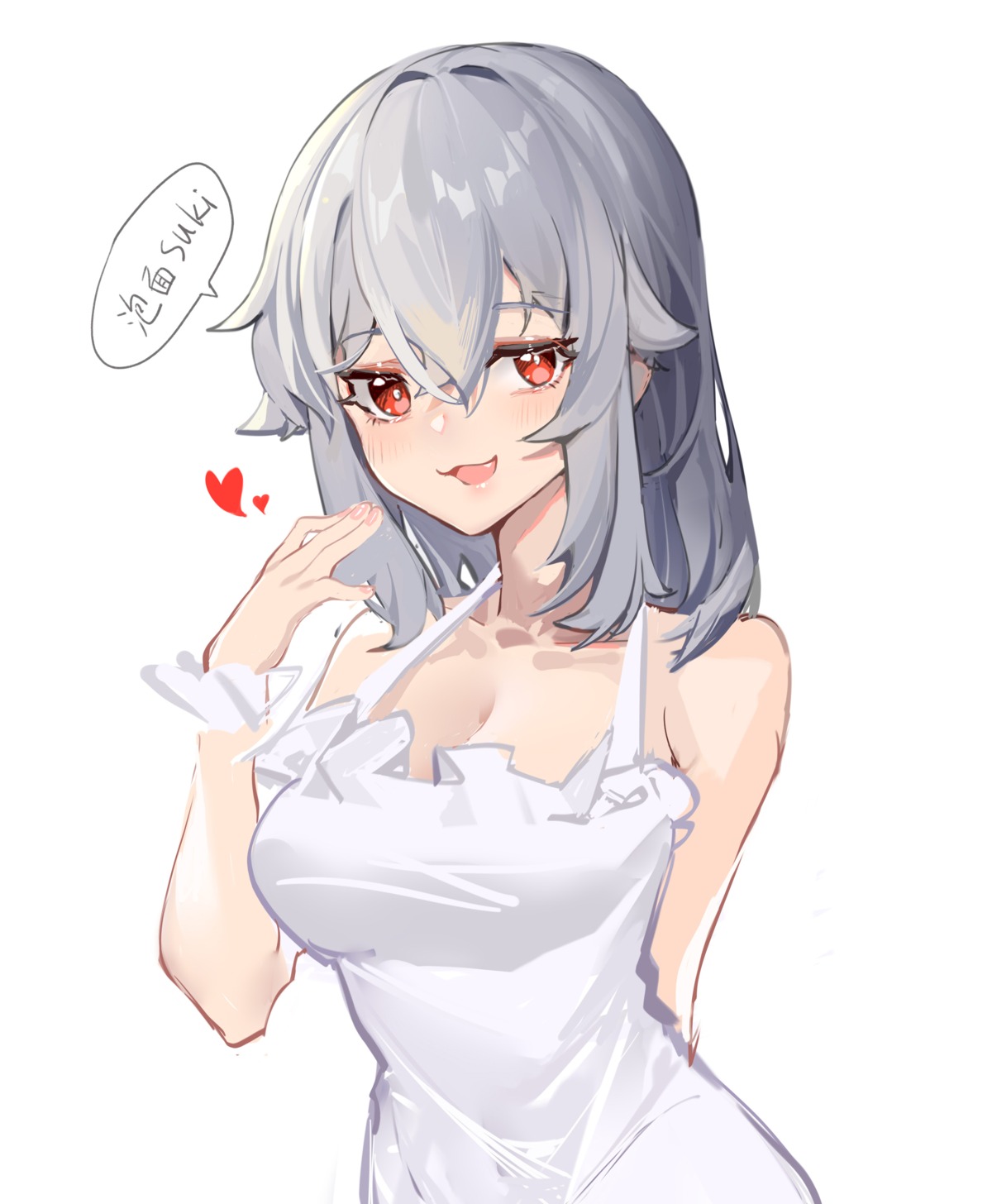 cleavage, dress, guangsupaomian, summer_dress