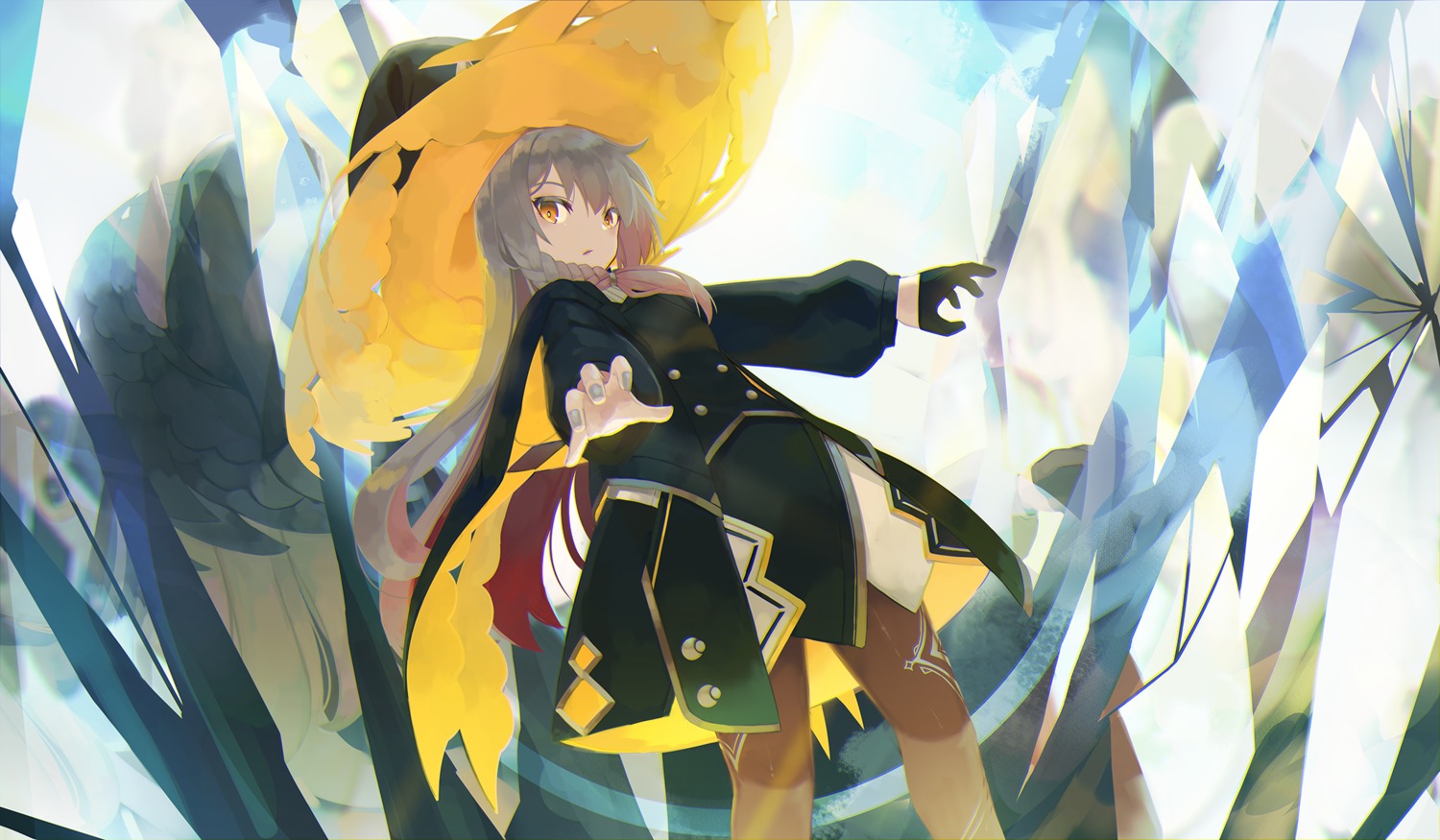 natori_youkai, pantyhose, witch