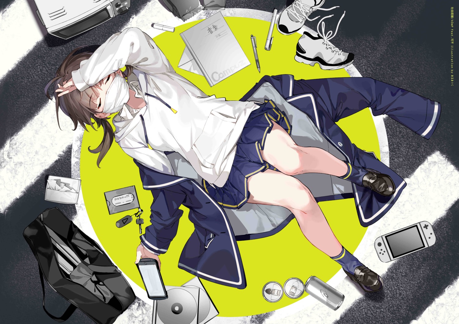 almic, seifuku, skirt_lift