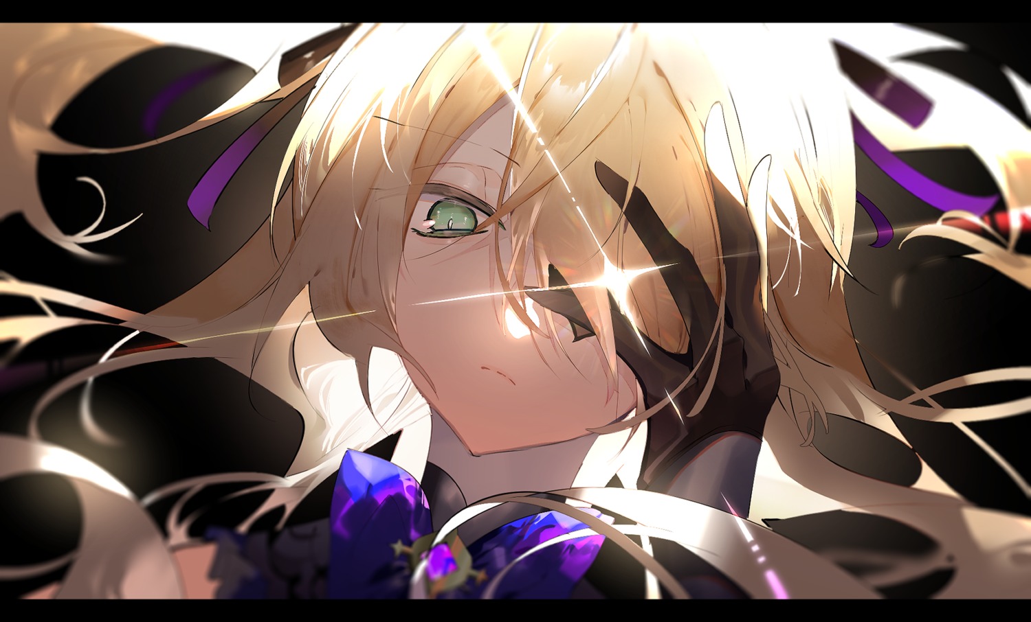 eyepatch, fischl, genshin_impact, leo_(feeling_goooood)