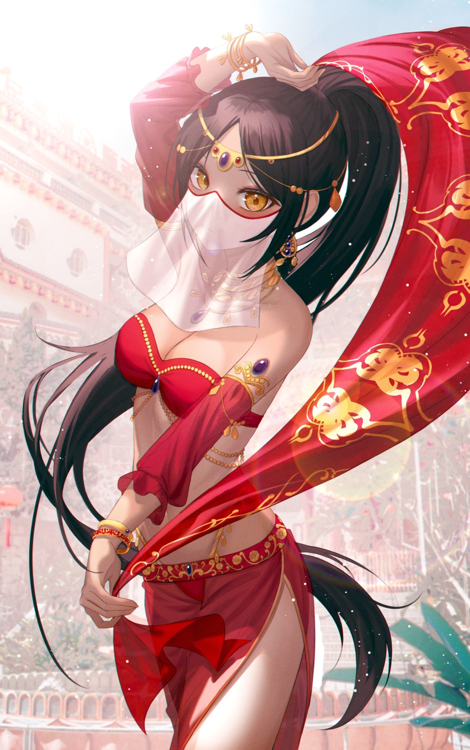 bikini_armor, cleavage, ppiya