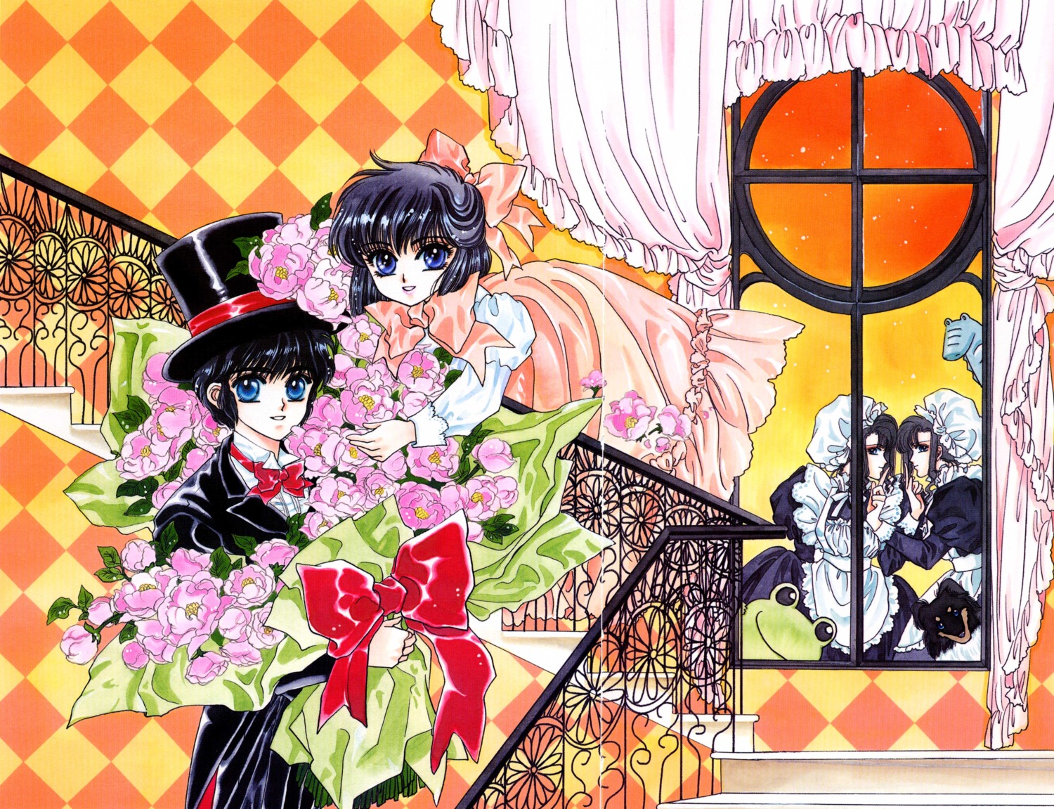 clamp, gap, ijuuin_akira, nijuu_mensou_ni_onegai, ookawa_utako