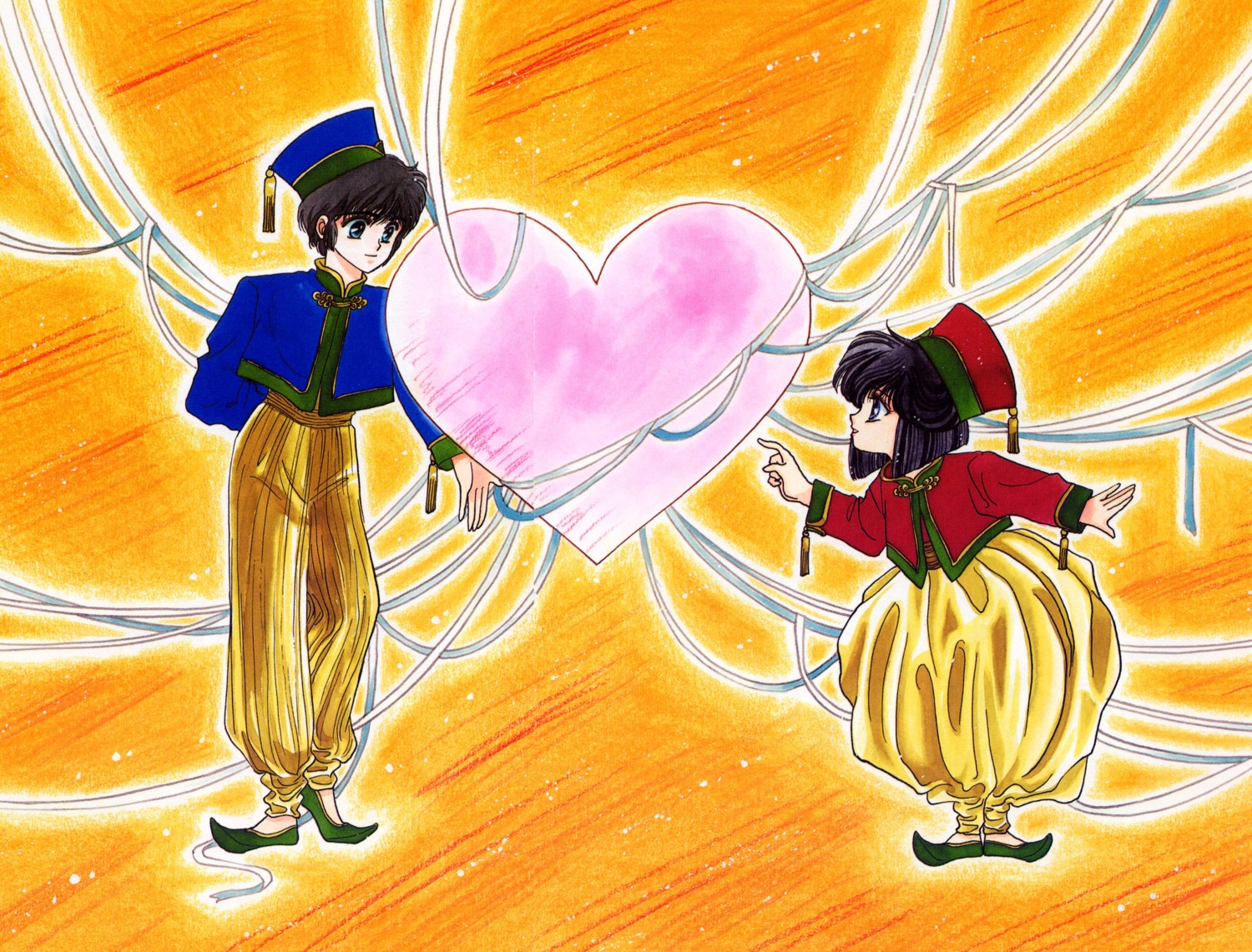 clamp, gap, ijuuin_akira, nijuu_mensou_ni_onegai, ookawa_utako