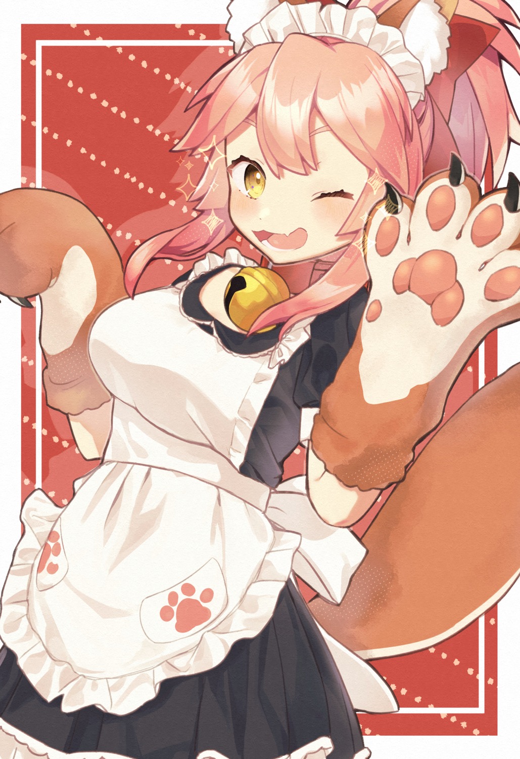 akutaa, animal_ears, fate/extra, fate/extra_ccc, fate/grand_order, fate/stay_night, kitsune, maid