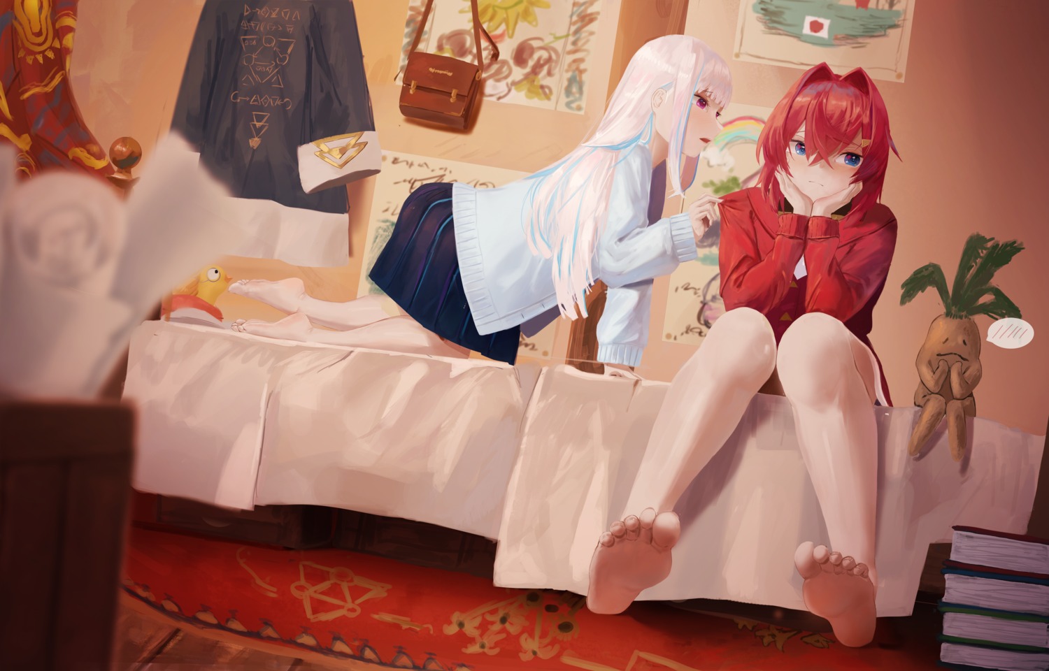 ange_katrina, lize_helesta, nijisanji, rito_(ritoxiaying), sweater