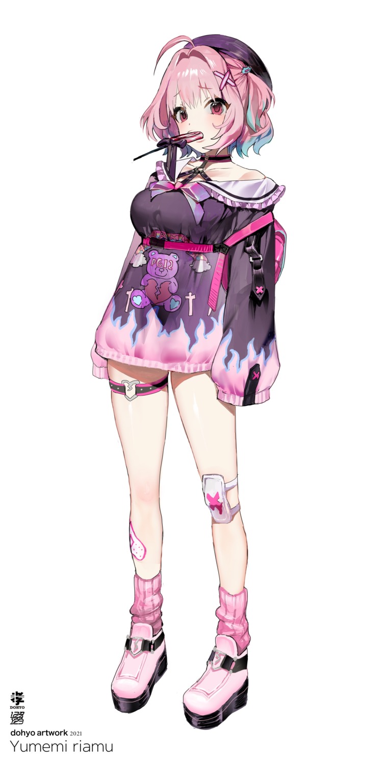 bandaid, dohyo123123, garter, the_idolm@ster, the_idolm@ster_cinderella_girls, yumemi_riamu