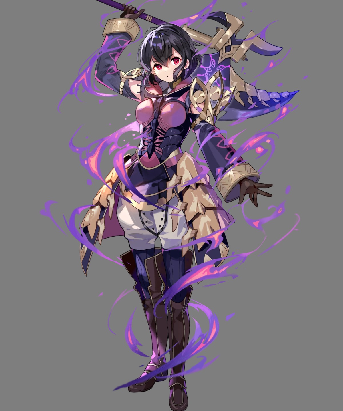 armor, dress, fire_emblem, fire_emblem_heroes, fire_emblem_kakusei, morgan_(fire_emblem), nintendo, thighhighs