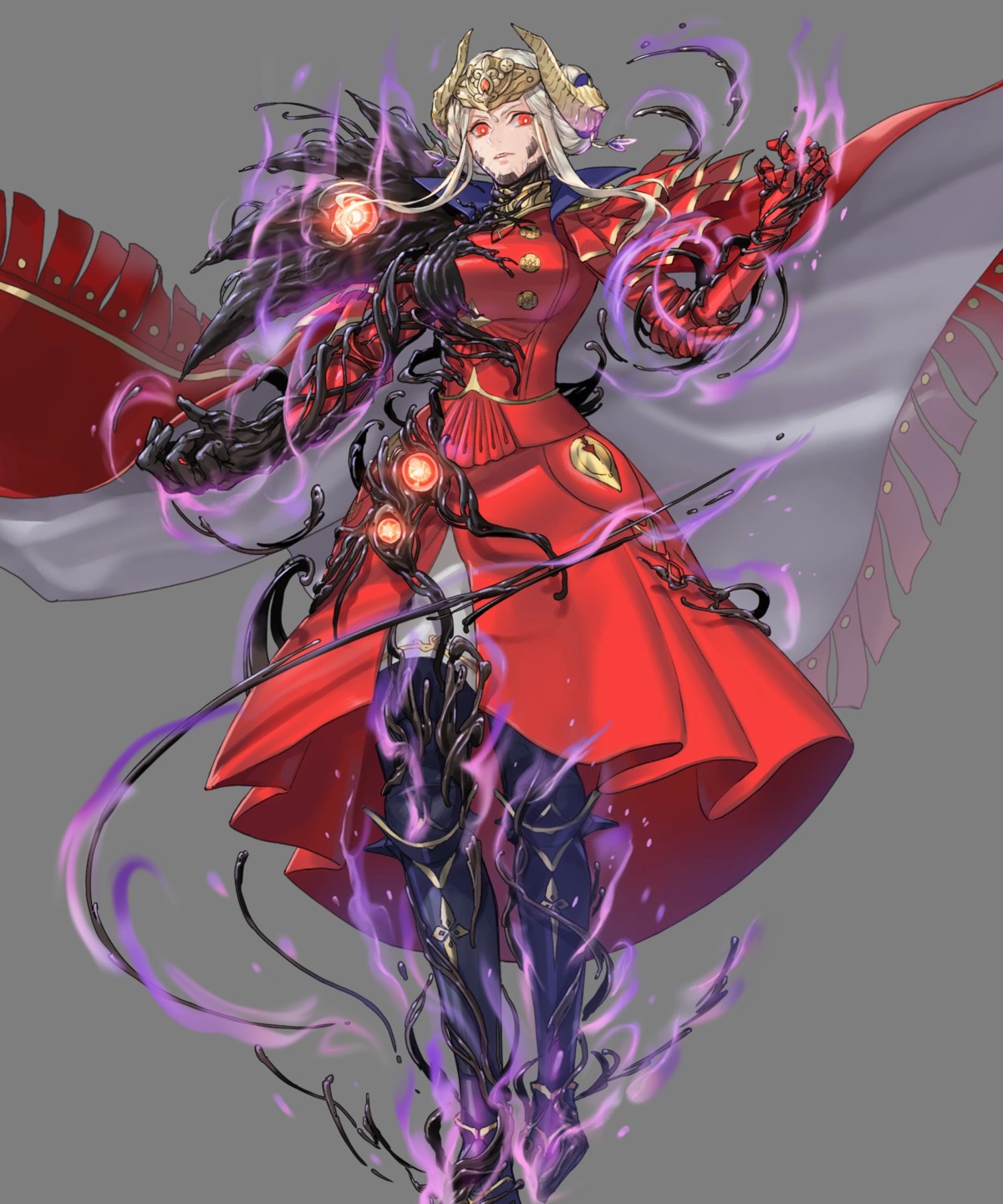 armor, cloverk, edelgard_von_hresvelg, fire_emblem, fire_emblem_heroes, fire_emblem_three_houses, heels, horns