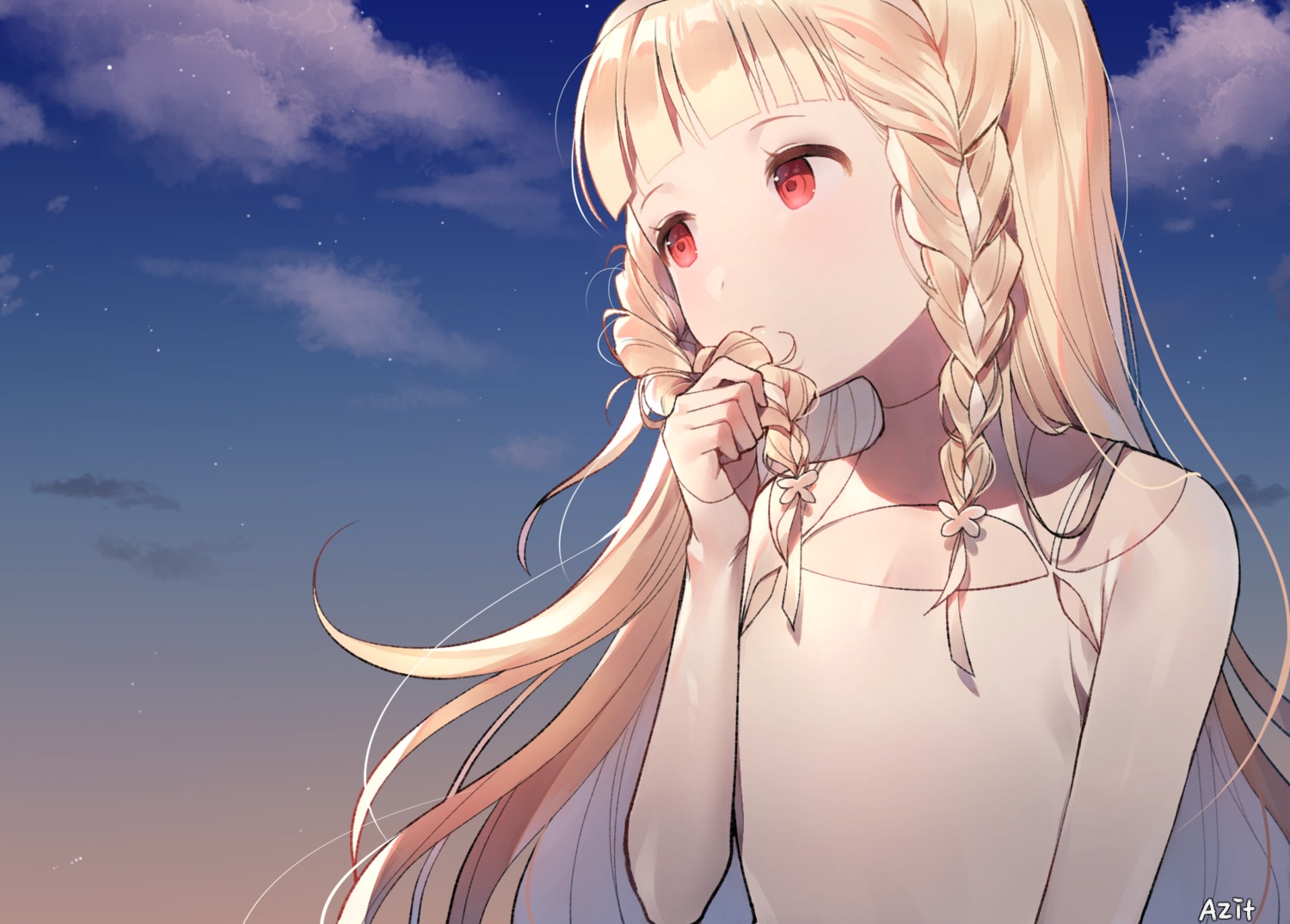 azit_(down), dress, maquia_(sayoasa), sayonara_no_asa_ni_yakusoku_no_hana_wo_kazarou
