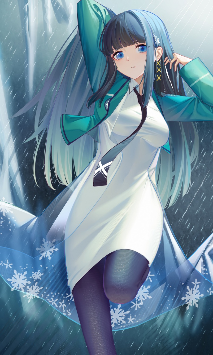 mahouka_koukou_no_rettousei, mobu_(wddtfy61), pantyhose, seifuku, shiba_miyuki