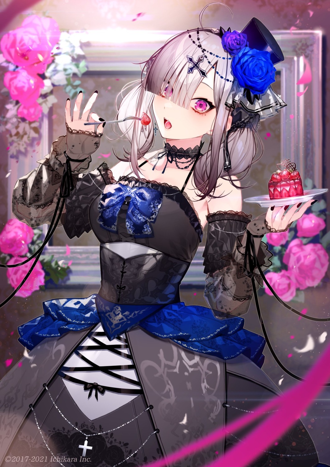 gothic_lolita, kayahara, lolita_fashion, nijisanji, sukoya_kana
