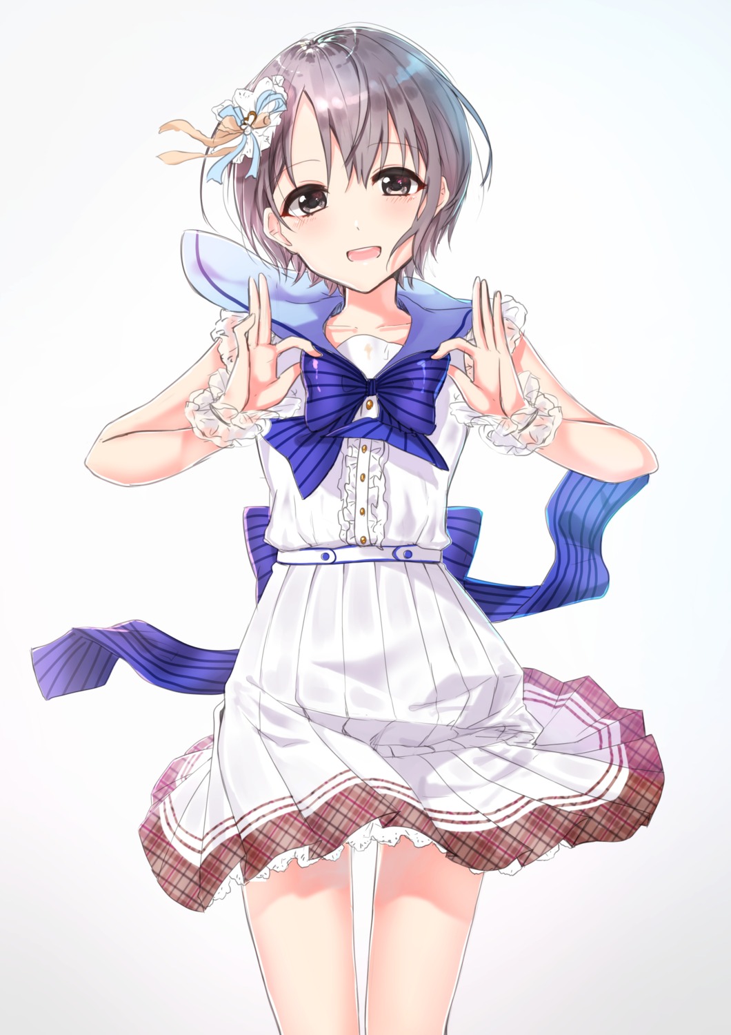 otokura_yuuki, shun-syun, skirt_lift, the_idolm@ster, the_idolm@ster_cinderella_girls