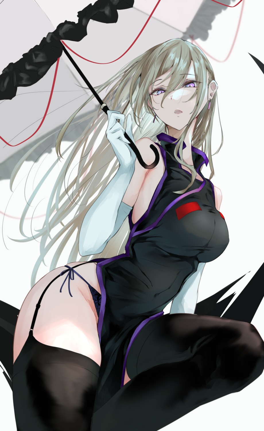 akiyama_cz4a, chinadress, no_bra, pantsu, stockings, string_panties, thighhighs, touhou