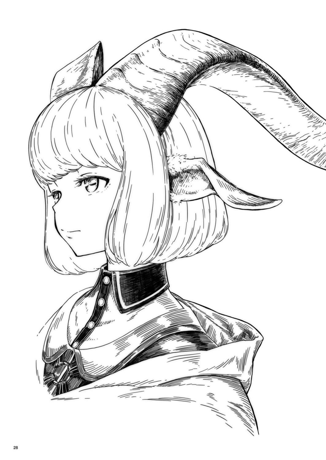 animal_ears, horns, jaco, stitchme
