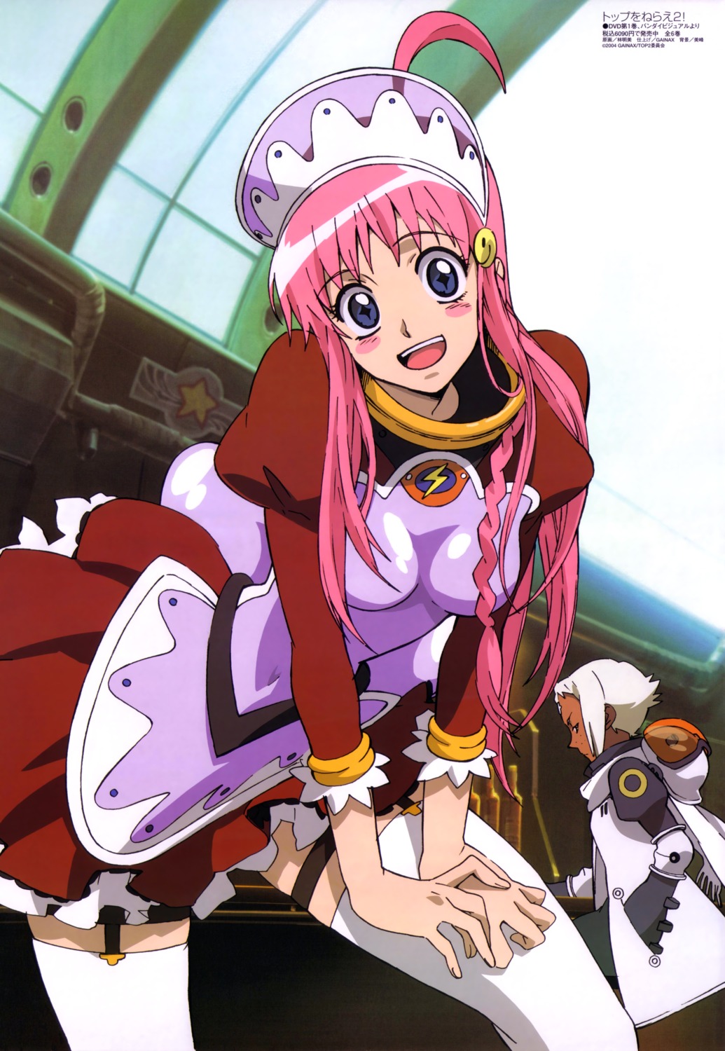 diebuster, hayashi_akemi, lal'c_melk_mark, maid, nono, stockings, thighhighs