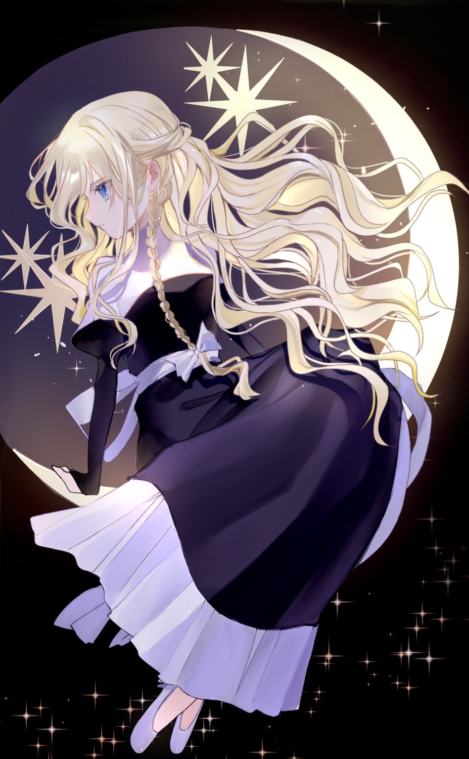 dress, heels, kirisame_marisa, omodaka_romu, touhou