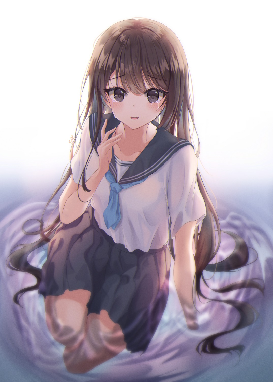 seifuku, shayne, wet