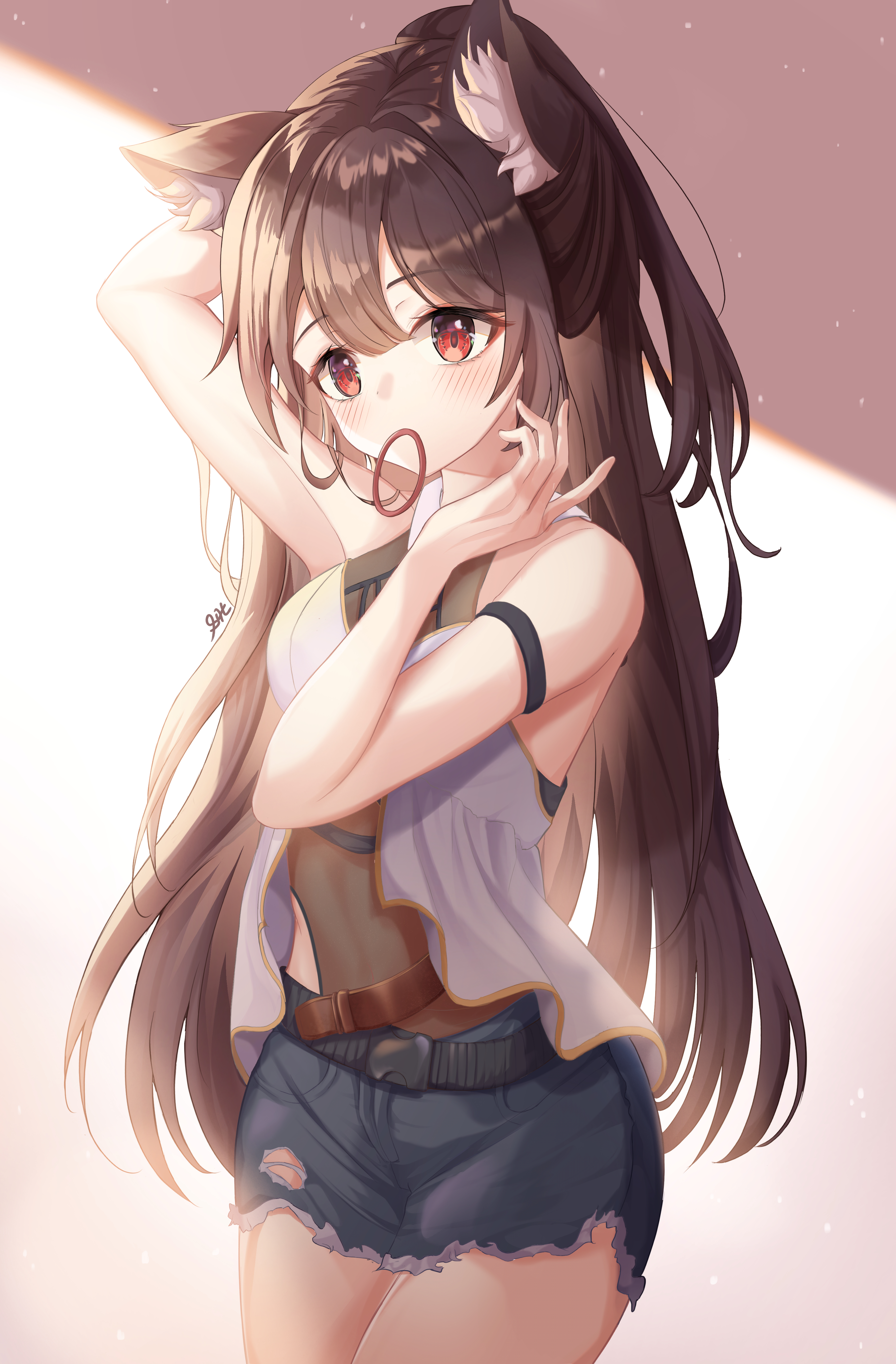 animal_ears, nekomimi, see_through, shayne, torn_clothes