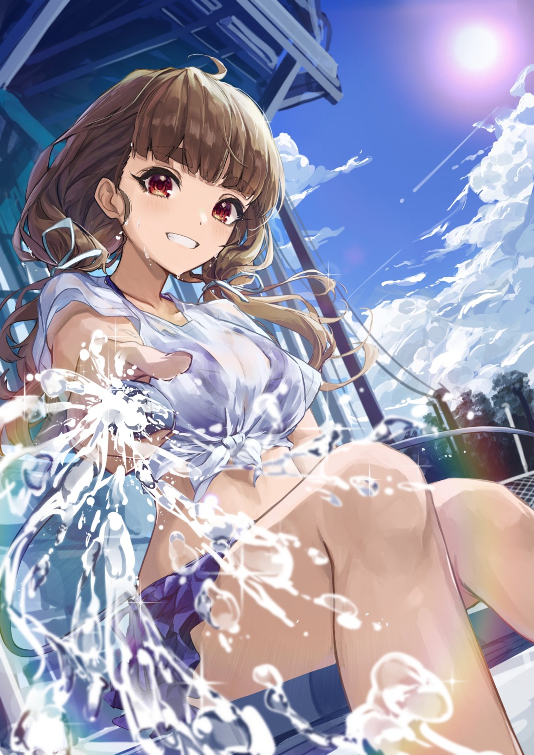 bikini, kamiya_nao, see_through, shino_sto, swimsuits, the_idolm@ster, the_idolm@ster_cinderella_girls, wet