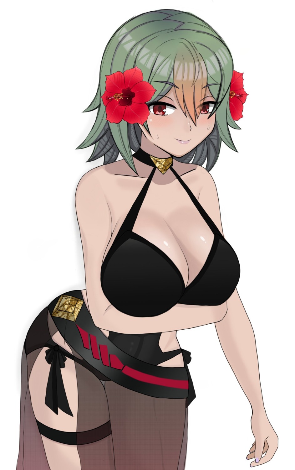 cleavage, desspie, fire_emblem, fire_emblem_heroes, garter, laegjarn, see_through, swimsuits