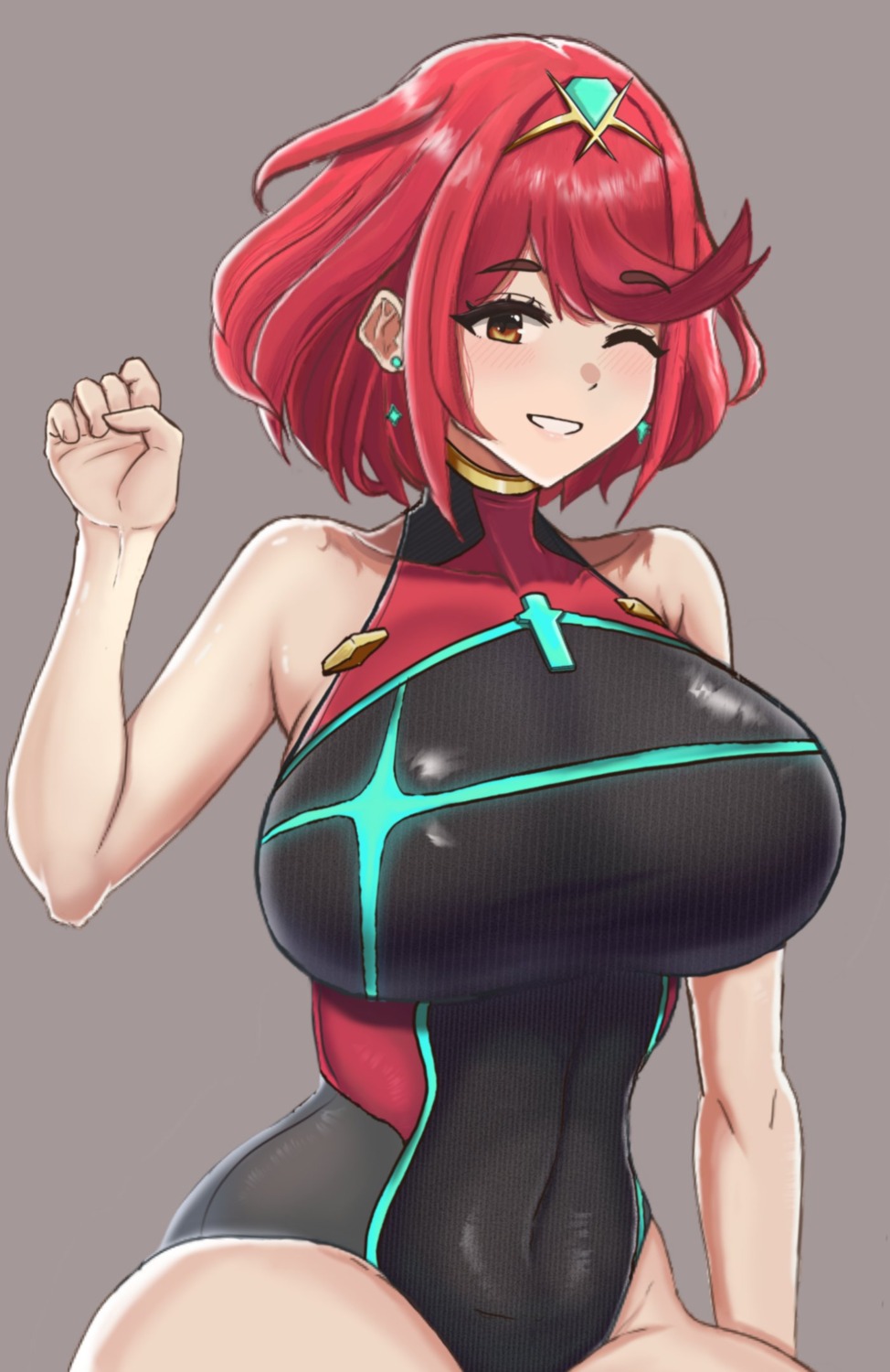 desspie, homura_(xenoblade_2), swimsuits, xenoblade_(series), xenoblade_2