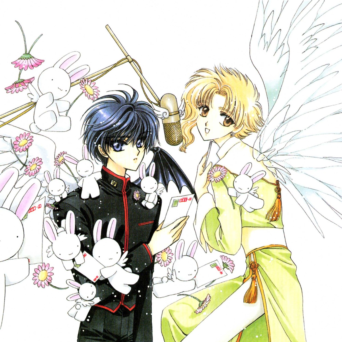 clamp, kohaku_(wish), shirou_kamui, usagi_(wish), wish, x