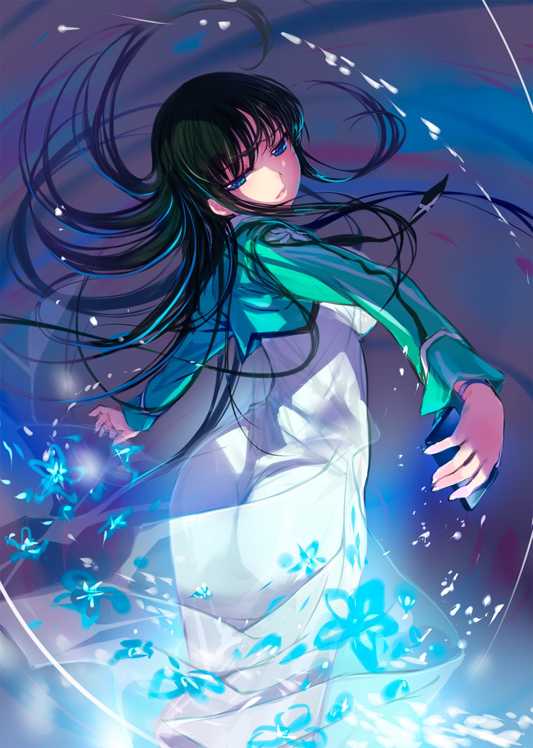 ass, mahouka_koukou_no_rettousei, mikazuki_akira, see_through, seifuku, shiba_miyuki, skirt_lift