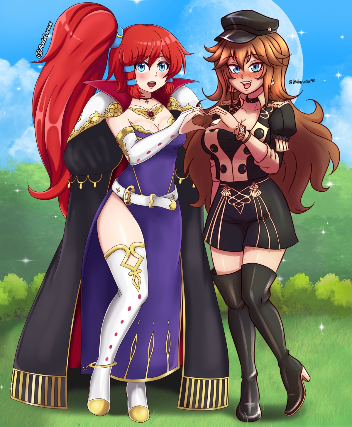 cleavage, cosplay, dorothea_arnault, dress, fire_emblem, fire_emblem_three_houses, heels, ishtar_(fire_emblem)