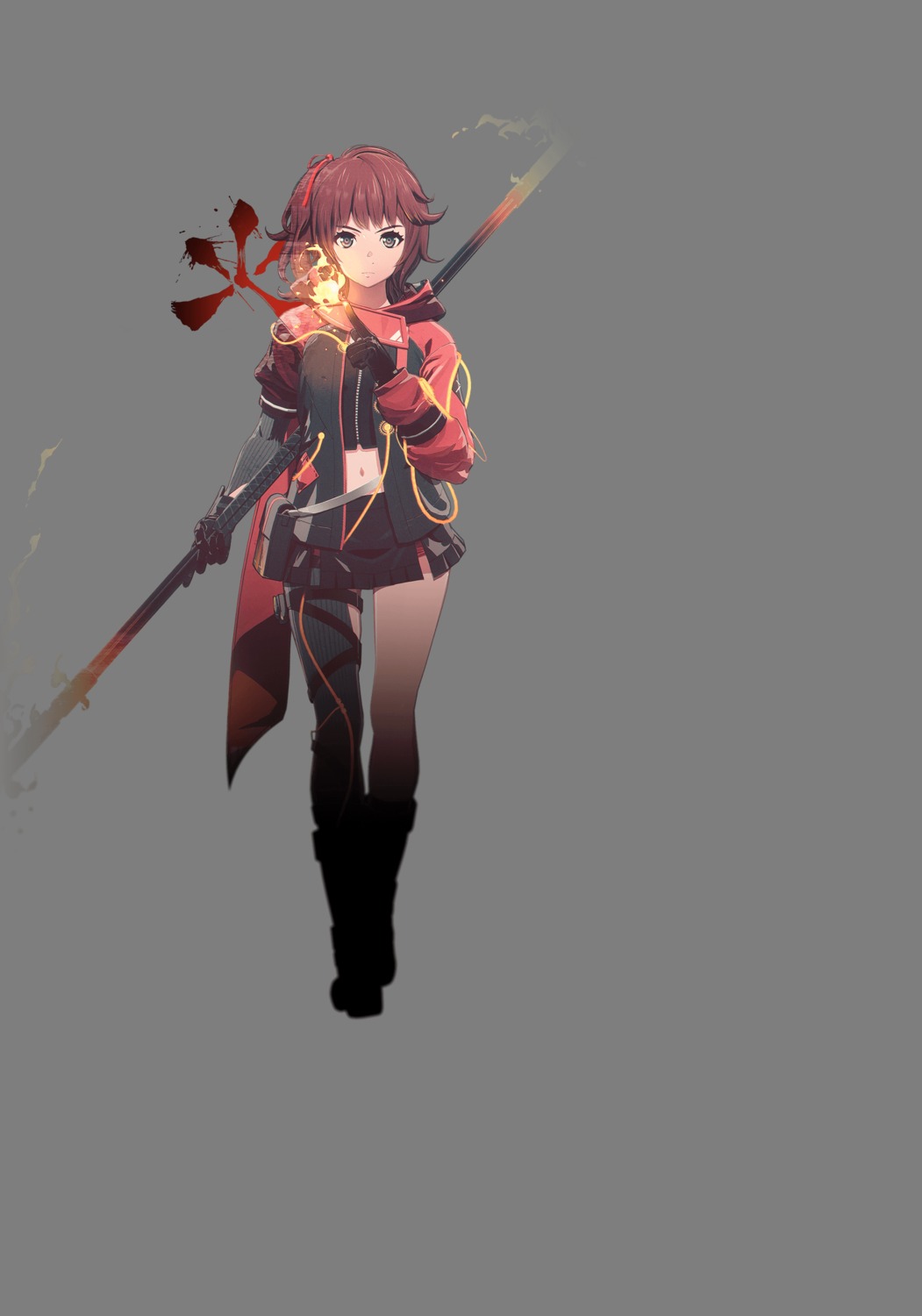 hanabi_ichijou, scarlet_nexus, tagme, transparent_png, weapon