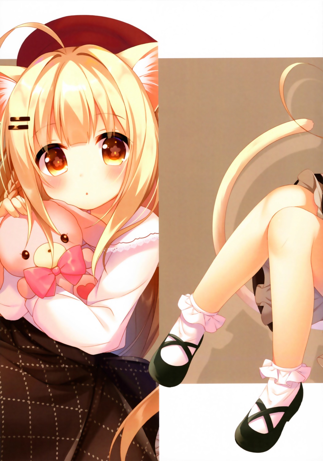 animal_ears, dress, nekomimi, umeko_machi