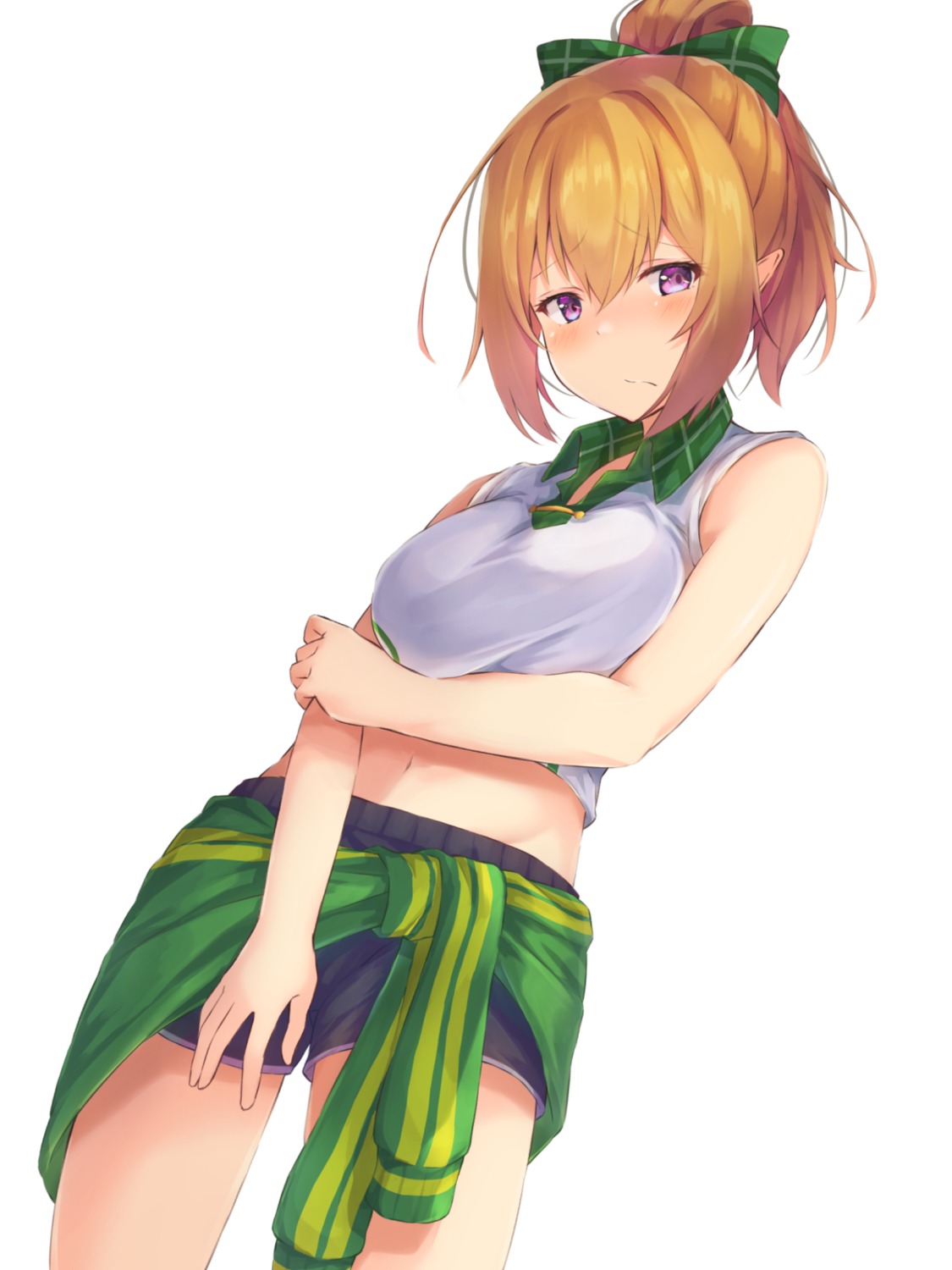 gym_uniform, kurai_masaru, kuroe_hanako, pointy_ears, princess_connect!, princess_connect!_re:dive