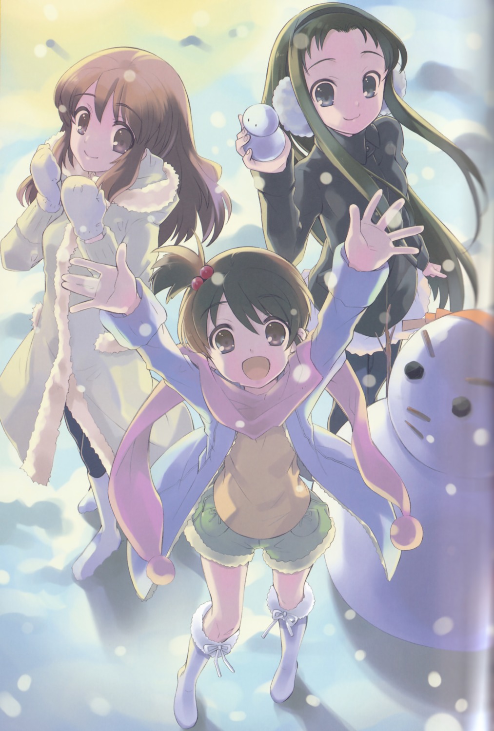 asahina_mikuru, binding_discoloration, ito_noizi, kyon's_sister, suzumiya_haruhi_no_yuuutsu, tsuruya