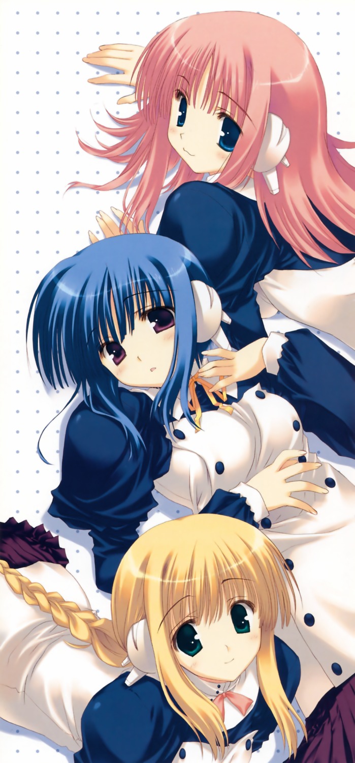 ilfa, maid, milfa, mitsumi_misato, silfa, stick_poster, to_heart_(series), to_heart_2