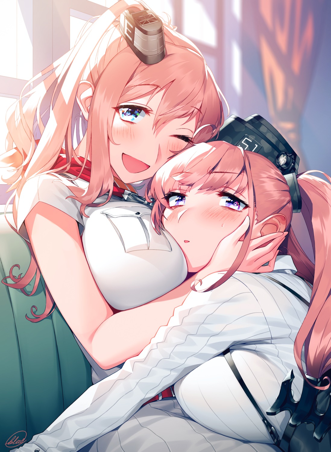 atlanta_(kancolle), blew_andwhite, kantai_collection, saratoga_(kancolle), uniform