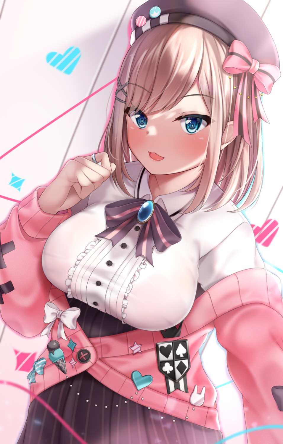 lomocya, nijisanji, suzuhara_ruru, sweater