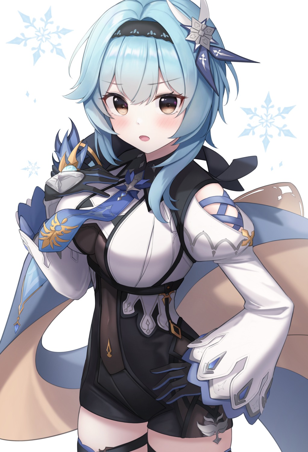 eula, g_home, garter, genshin_impact, leotard, thighhighs