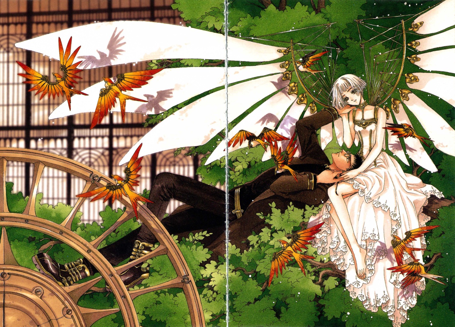 clamp, clover, gap, ryuu_f_kazuhiko, suu_(clover)