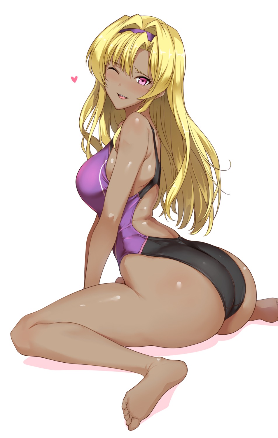 ass, feet, granblue_fantasy, halcon, swimsuits, zeta_(granblue_fantasy)